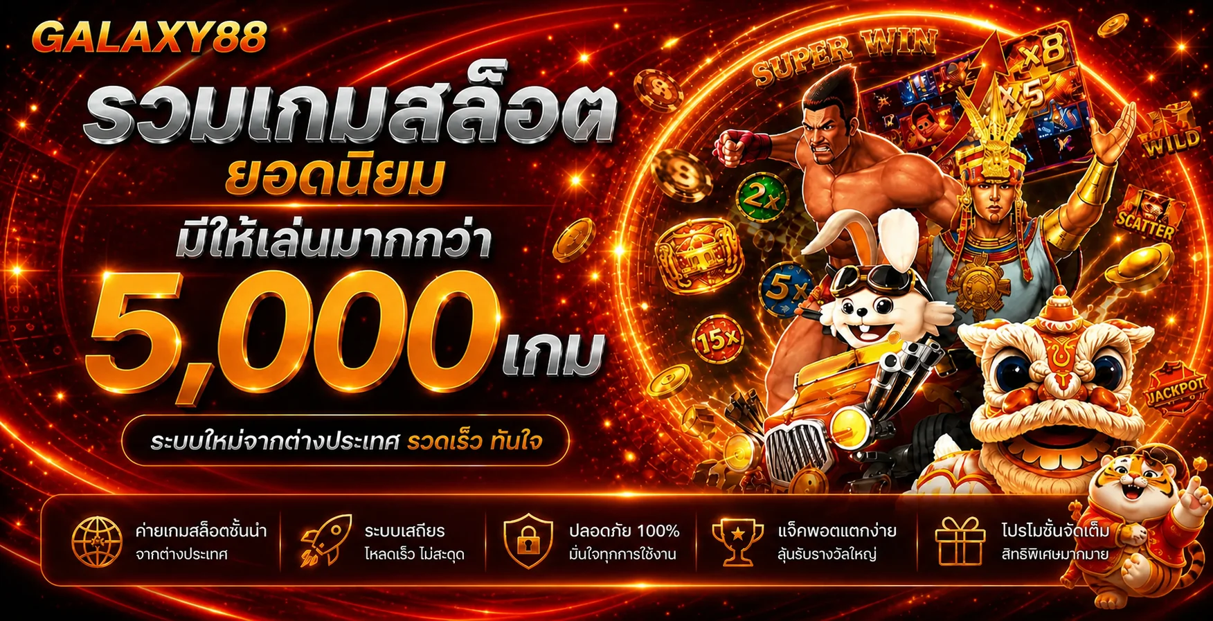 GALAXY88 รวมเกมสล็อตหลายค่าย