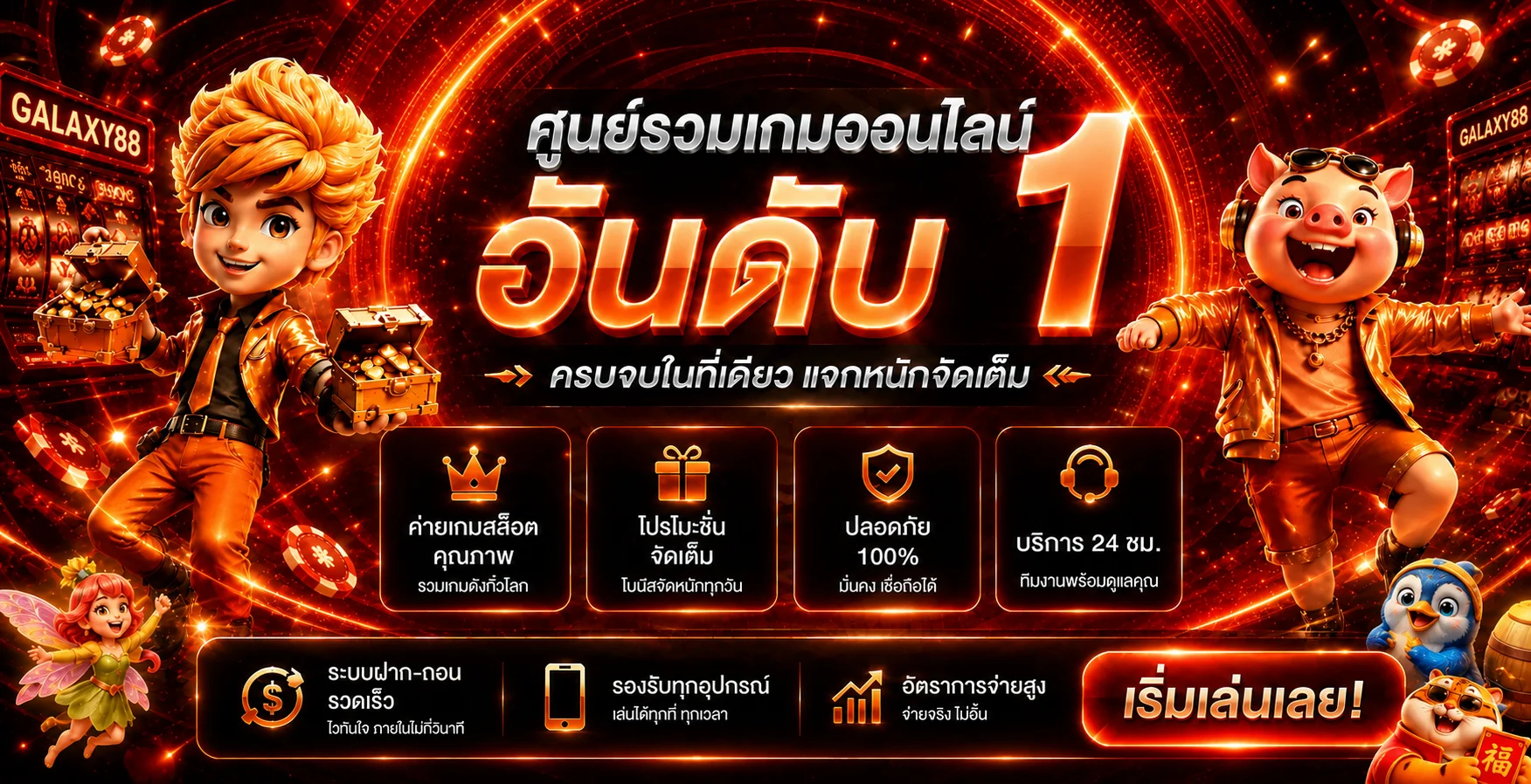 GALAXY88 ศูนย์รวมเกมออนไลน์และคู่มือใช้งาน