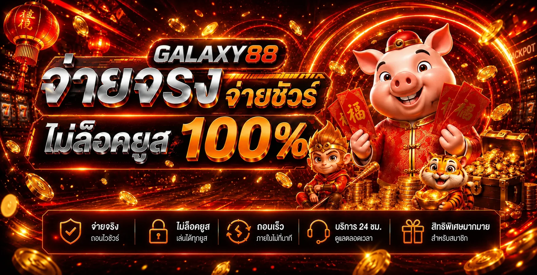 GALAXY88 ข้อมูลการจ่ายและการดูแลบัญชี
